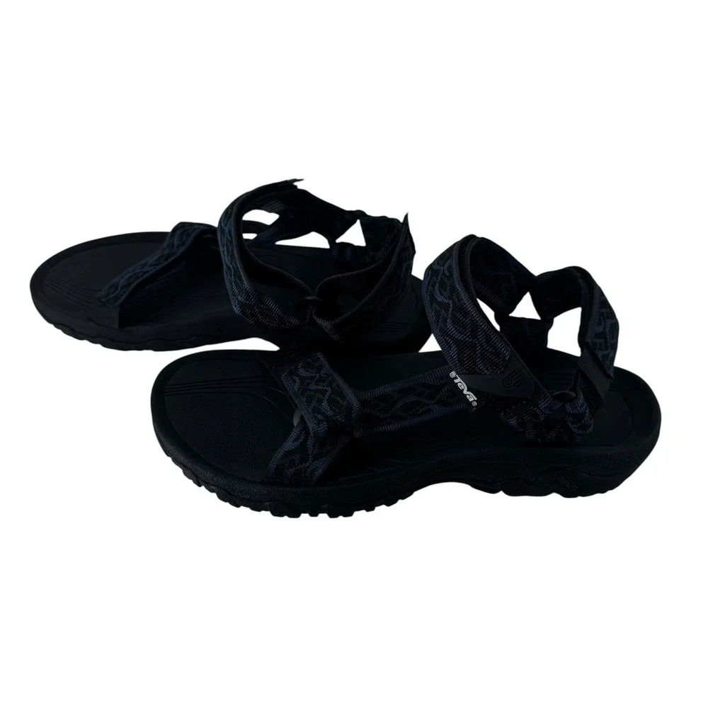 Teva Terra Fi 5 Sport Sandals Mens 7 Wavy Trail Navy Blue Hiking 4156. NWOT
